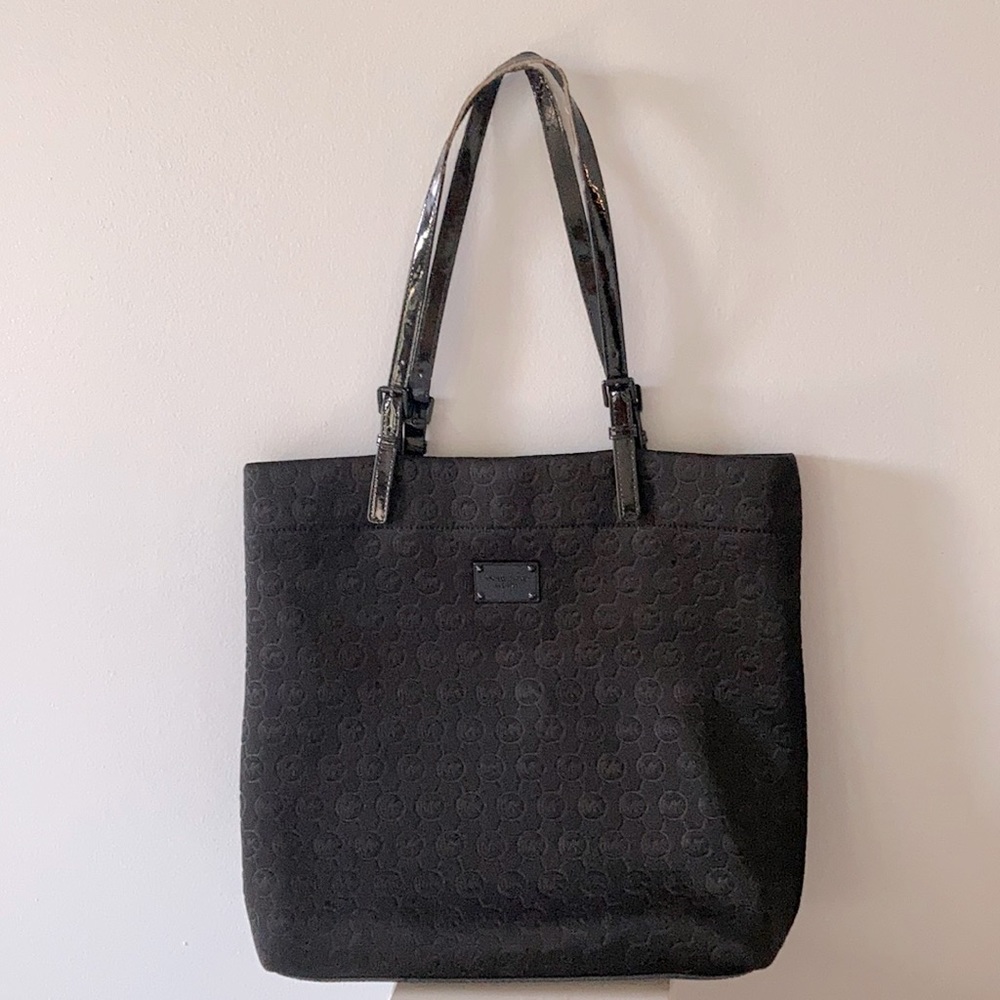 Michael Kors Black Neoprene Sporty Tote